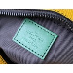 𝐋𝐎𝐔𝐈𝐒𝐕𝐔𝐈𝐓𝐓𝐎𝐍 M44840 Green Pink Mini Soft Trunk Handbag